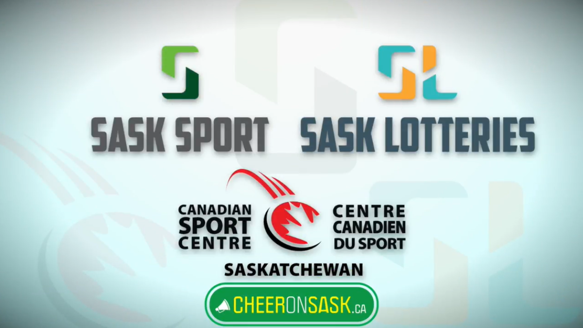 A graphic with the Sask Sport, Sask Lotteries and Canadian Sport Centre Saskatchewan logo